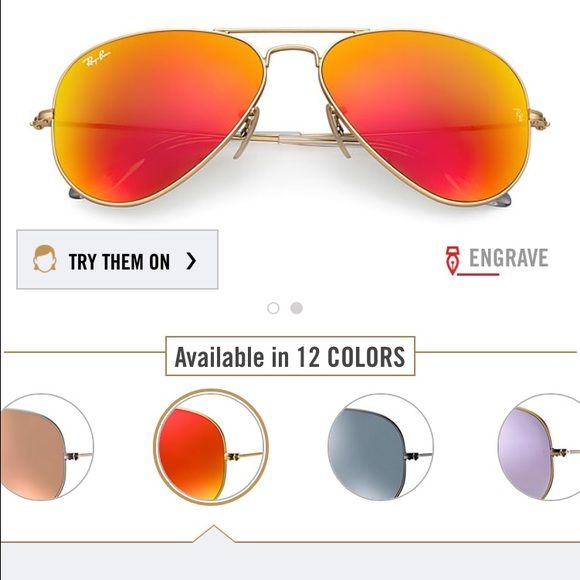 NWOT Women\'s Ray Ban Flash Aviator main image 4