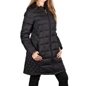 Michael Kors Quilted Hooded Puffer Packable Coat