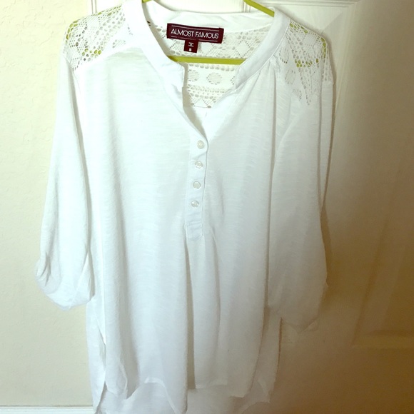 half way button up top