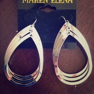 Silver earrings