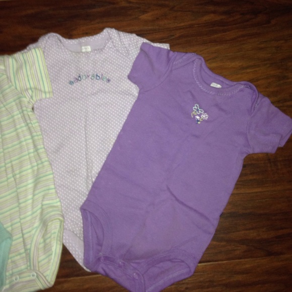 Set of 4 Carter's onesies