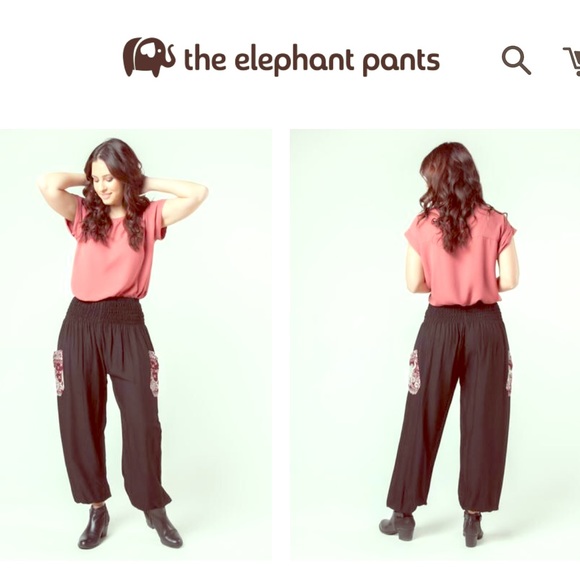 Black Elephant Pants!