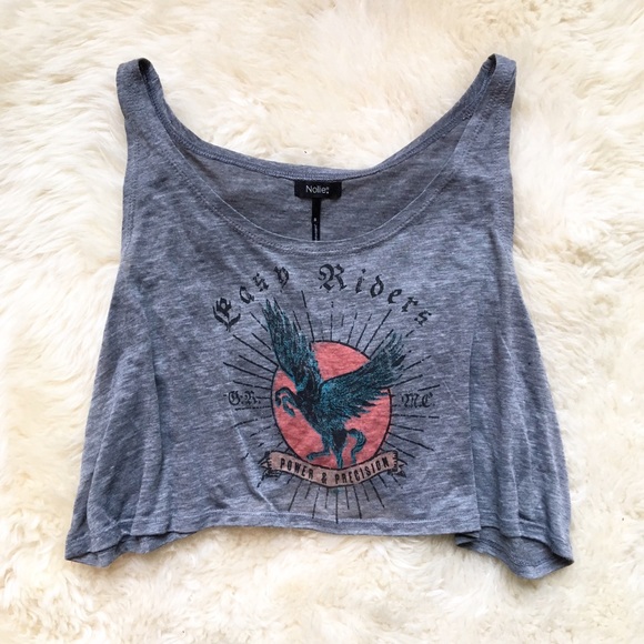 Nollie Split Back Crop Top