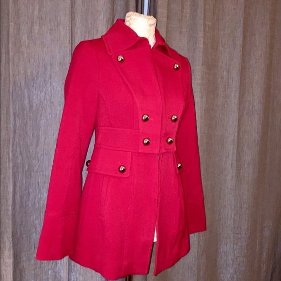 White House Black Market Red Coat ❤️️