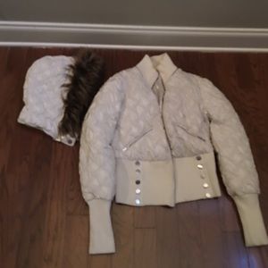 White Bebe jackets
