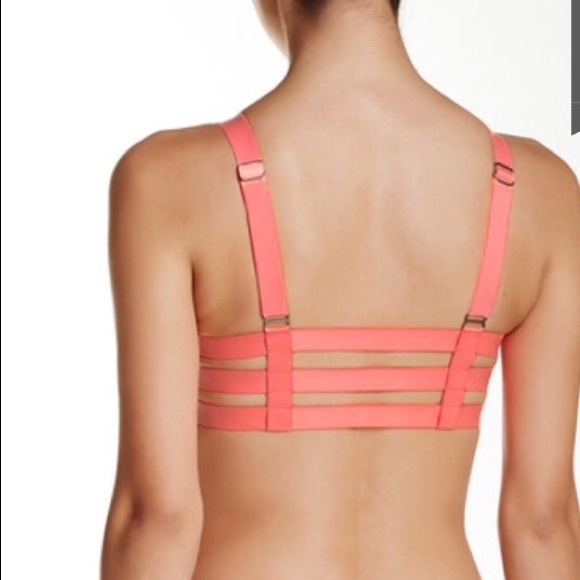 Maaji ruffles seven roses caged back bikini top - Picture 2 of 6