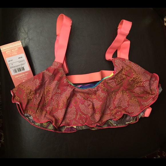 Maaji ruffles seven roses caged back bikini top - Picture 6 of 6