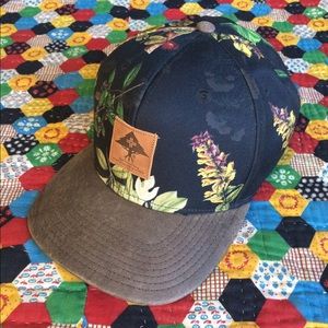 LRG hat with print and vintage brim