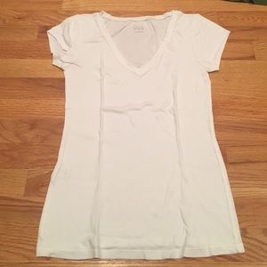 Express V Neck short sleeve shirt.