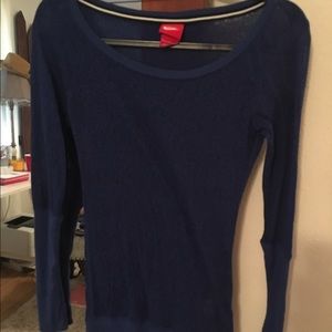 Nike blue long sleeve shirt