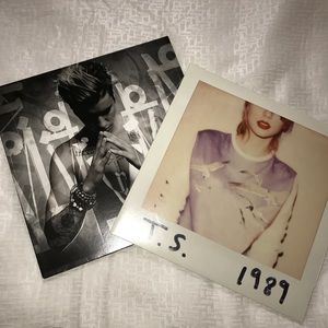 Justin Bieber & Taylor Swift pop record bundle