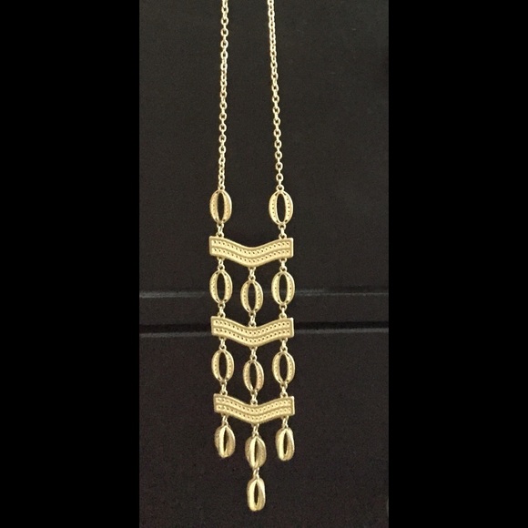 Stella & Dot Long Gold Necklace