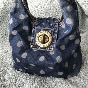 Polk-a-Dot Denim Marc Jacobs Shoulder Bag