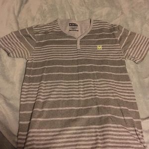 Gray striped t-shirt!