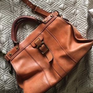 100% Leather Fossil Tote