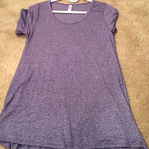 Purple marbled classic T