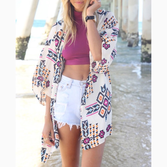 Other - Aztec Print Kimono