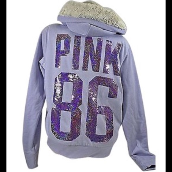 NWOT Victoria's Secret Pink Sherpa Hoody