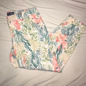Old Navy Floral Pixie Pants
