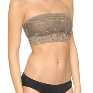 Olive Taupe Intimately FreePeople Bandeau Bralette