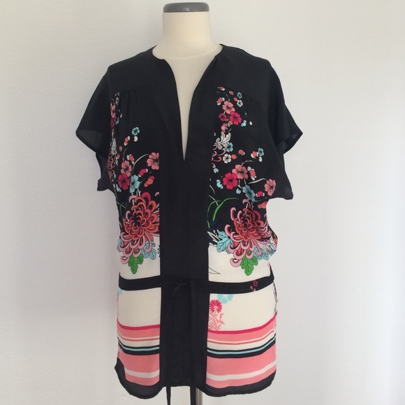 Floral Bebe Tunic Top