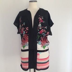 Floral Bebe Tunic Top