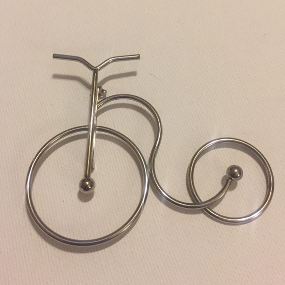 Vintage Jewelry - Incredible Vintage Bicycle Pin❤