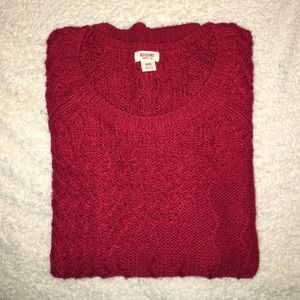 Red Knit Sweater