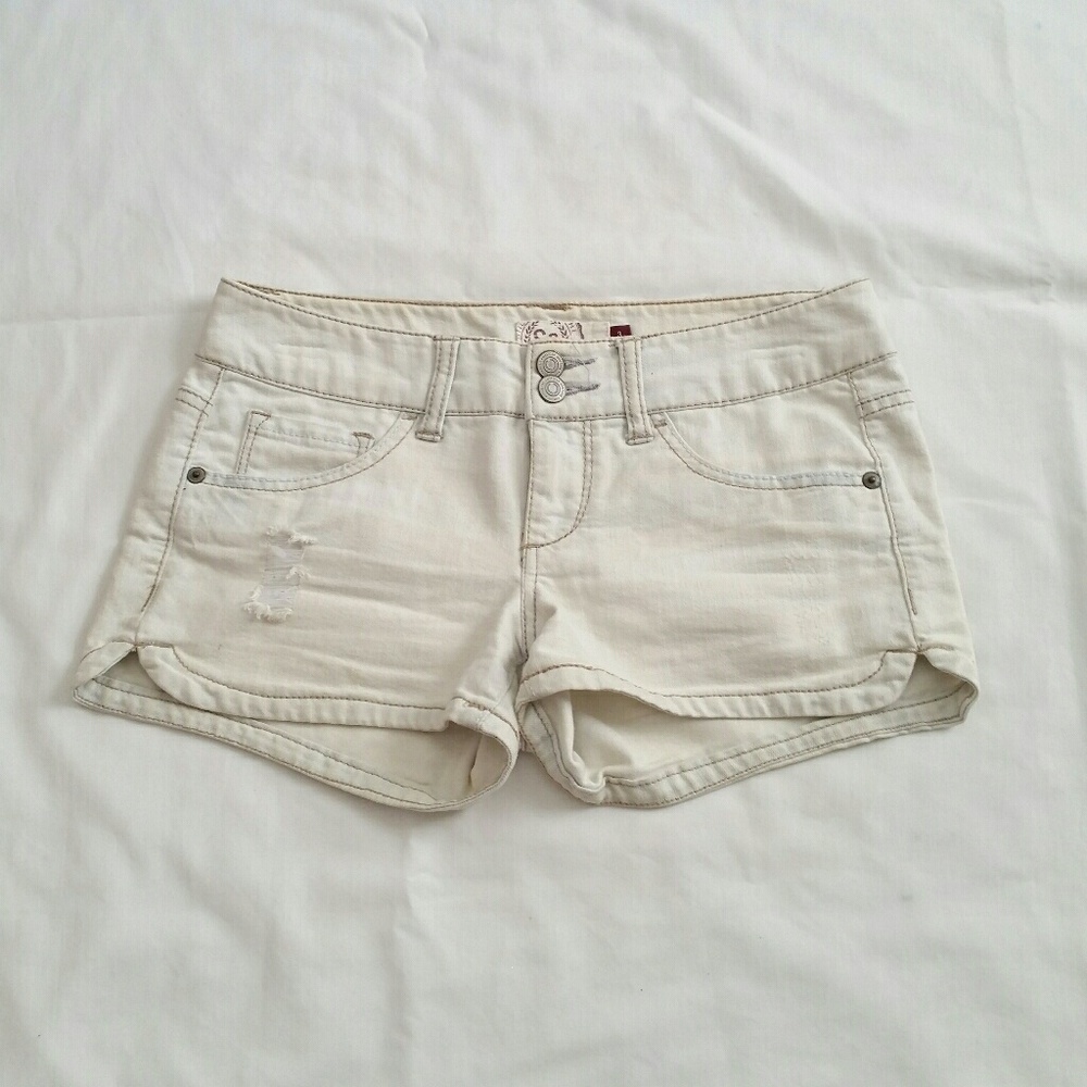 Light Wash Denim Shorts