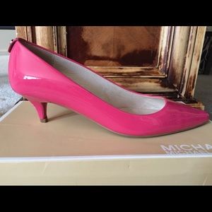 Sexy Hot Pink Kitten Heel