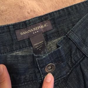 Banana Republic high waist wide leg jeans