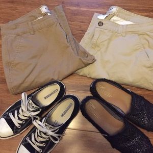 Old Navy Flirt Khakis x 2