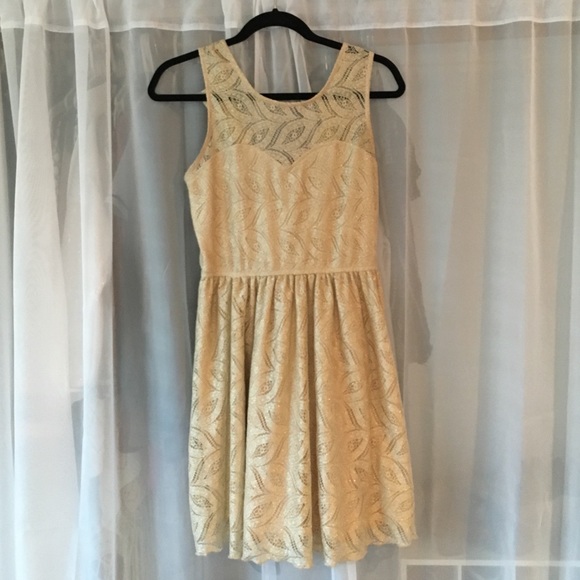 Gold dress