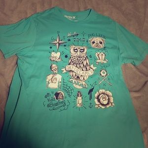Blue tattoo flash t-shirt!