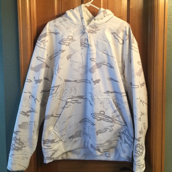 Under Armour white camo hoodie