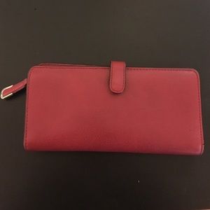 Red Coach wallet , great condition!