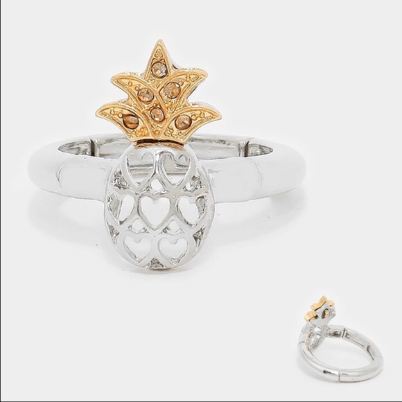 Cute!! Pineapple Stretch Rings!! 🍍💍