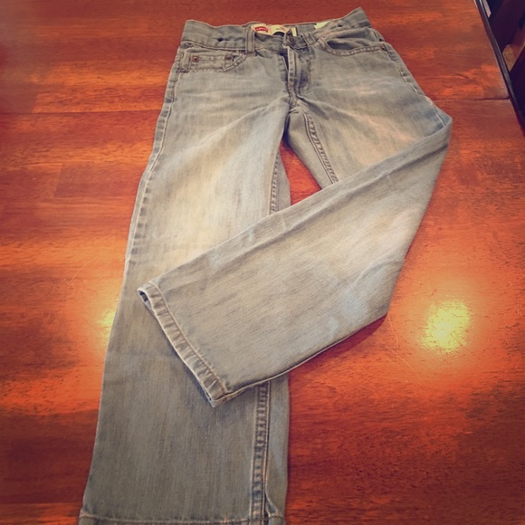 Levi 505 7slim boys faded wash