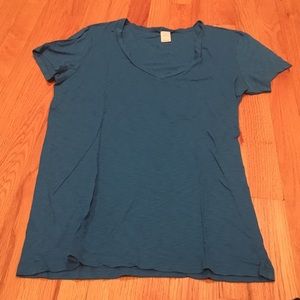 Blue/Cerulean v-neck tee