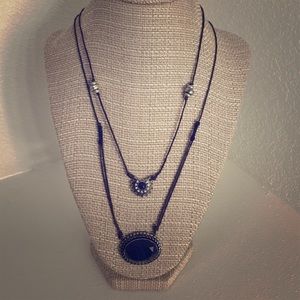 Set of layered necklaces