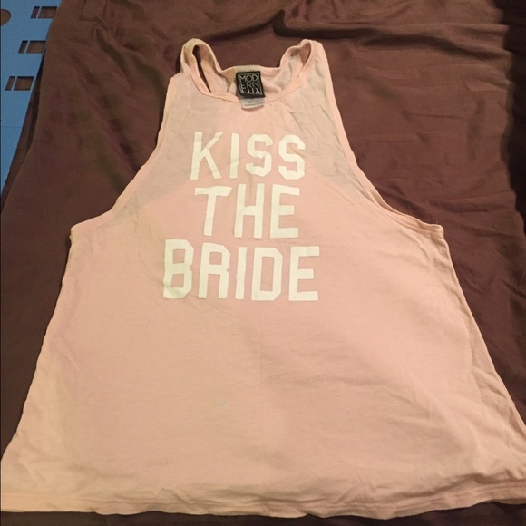 Kiss the bride tank