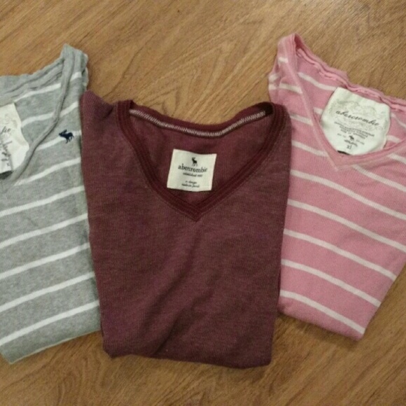 Abercrombie Kids Long Sleeve Shirt Bundle