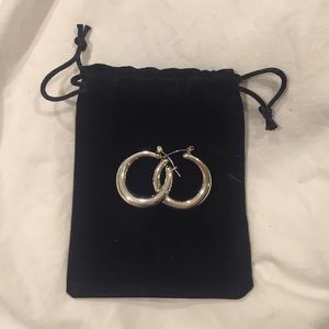 Chunky Gold Hoop Earrings