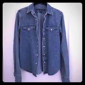 Ralph Lauren thick denim shirt small