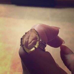 Stella and Dot Arabesque Ring M/L EUC