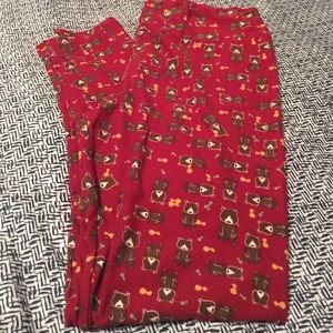 Lularoe Bear Leggings TC