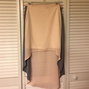 FOREVER 21 high-low skirt