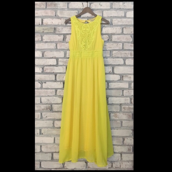 Yellow Gown by Young Threads - Picture 1 of 3