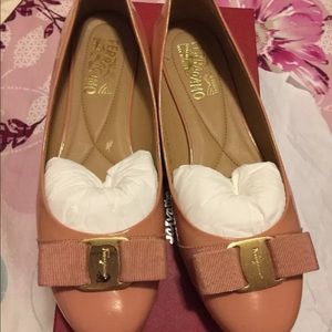 Salvatore Ferragamo Ballet Flats Varina Blush