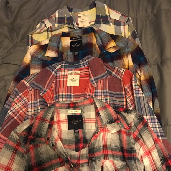 American Eagle Outfitters Tops - American Eagle boyfriend fit flannels